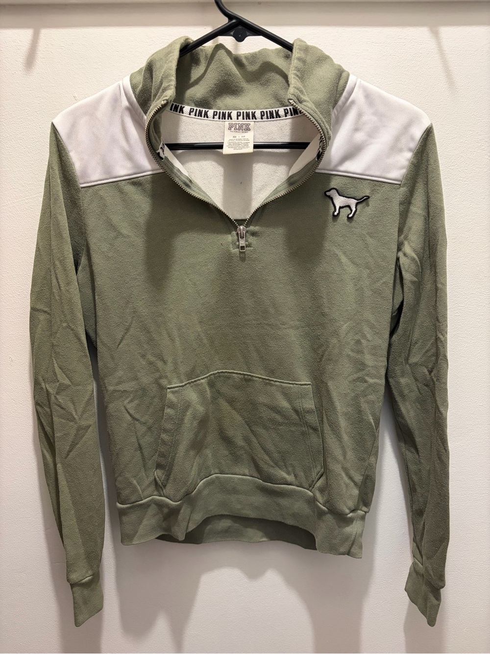 VS pink quarter zip!